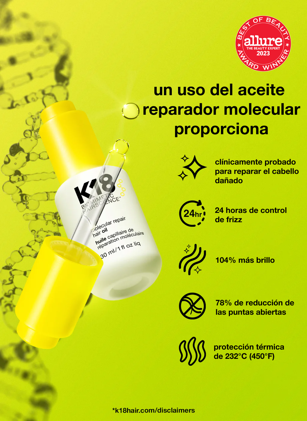 molecular repair hair oil - 30ml